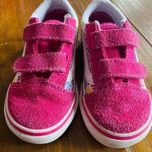Toddler Girls VANS OLD SKOOL V-SKATE SNEAKER. Size 6.5C